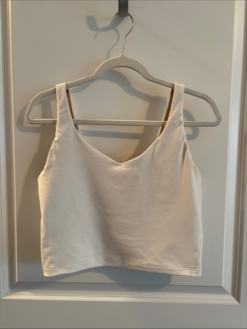Old Navy Women's Active White Cropped Tank Top